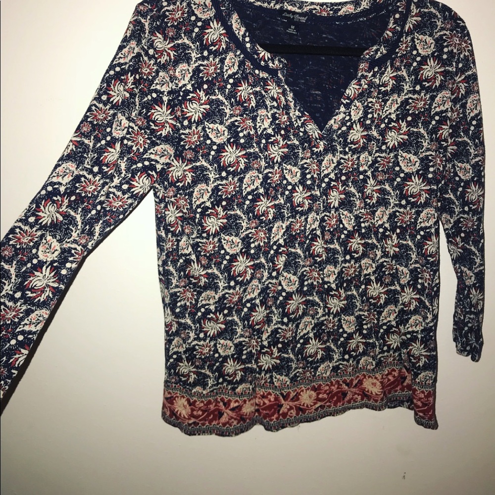 Lucky Brand Aztec Top